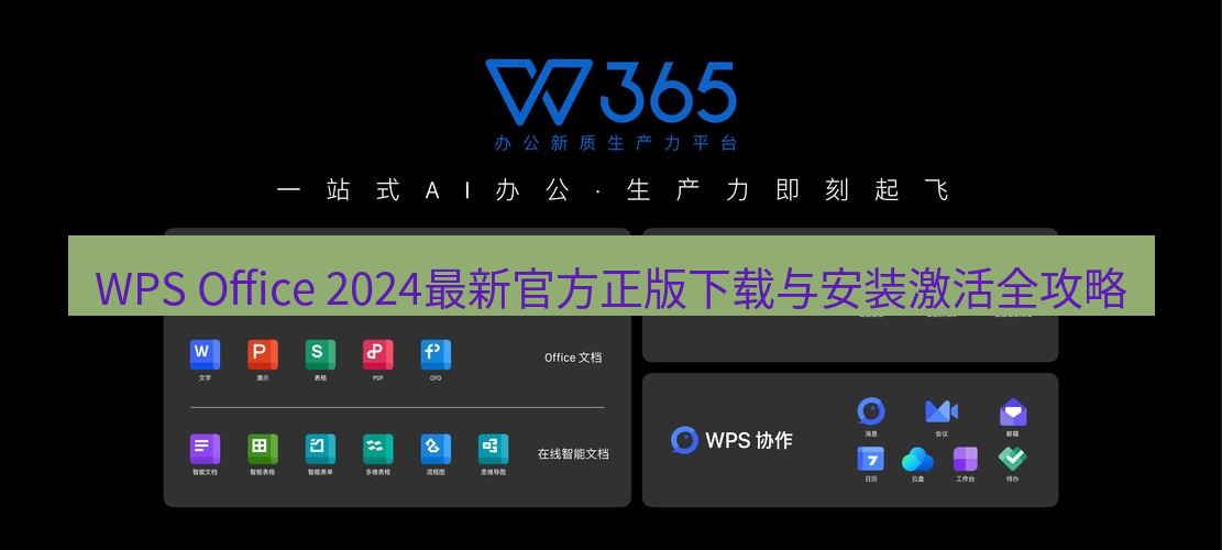 wps下载 WPS Office 2024最新官方正版下载与安装激活全攻略