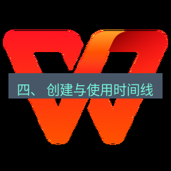 wps下载 四、 创建与使用时间线