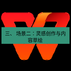 wps下载 三、 场景二：灵感创作与内容草绘