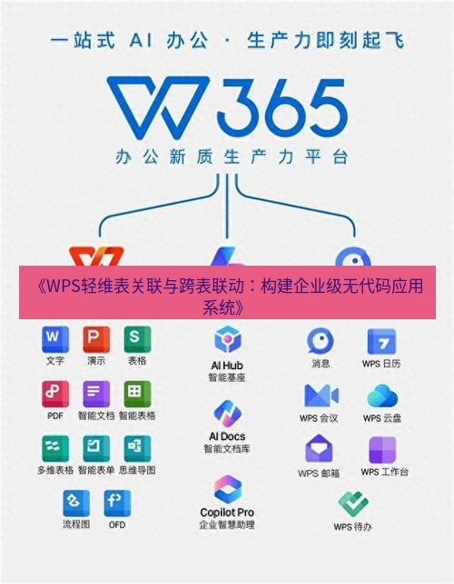 wps下载 《WPS轻维表关联与跨表联动：构建企业级无代码应用系统》