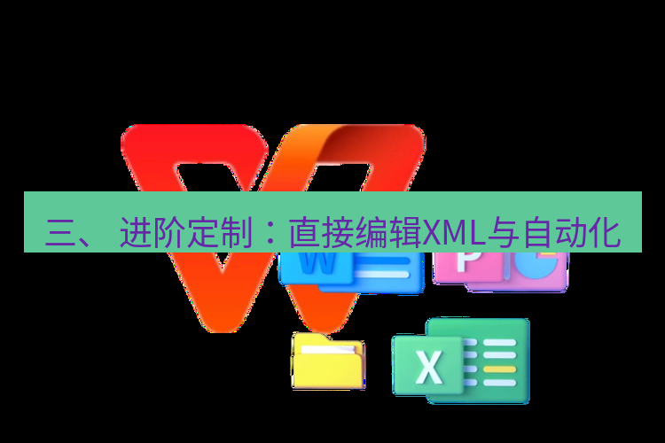 wps下载 三、 进阶定制：直接编辑XML与自动化