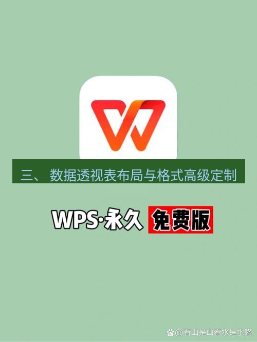 wps下载 三、 数据透视表布局与格式高级定制