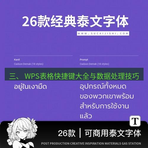 wps下载 三、 WPS表格快捷键大全与数据处理技巧