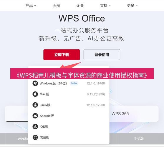 wps下载 《WPS稻壳儿模板与字体资源的商业使用授权指南》