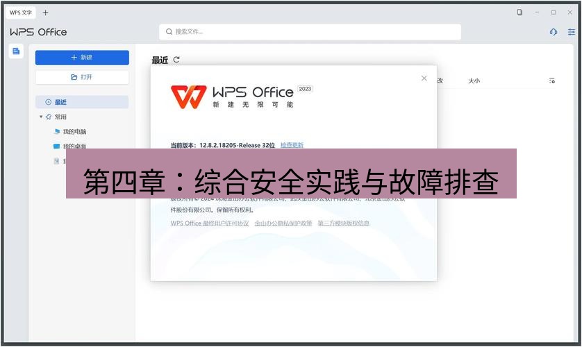 wps下载 第四章：综合安全实践与故障排查