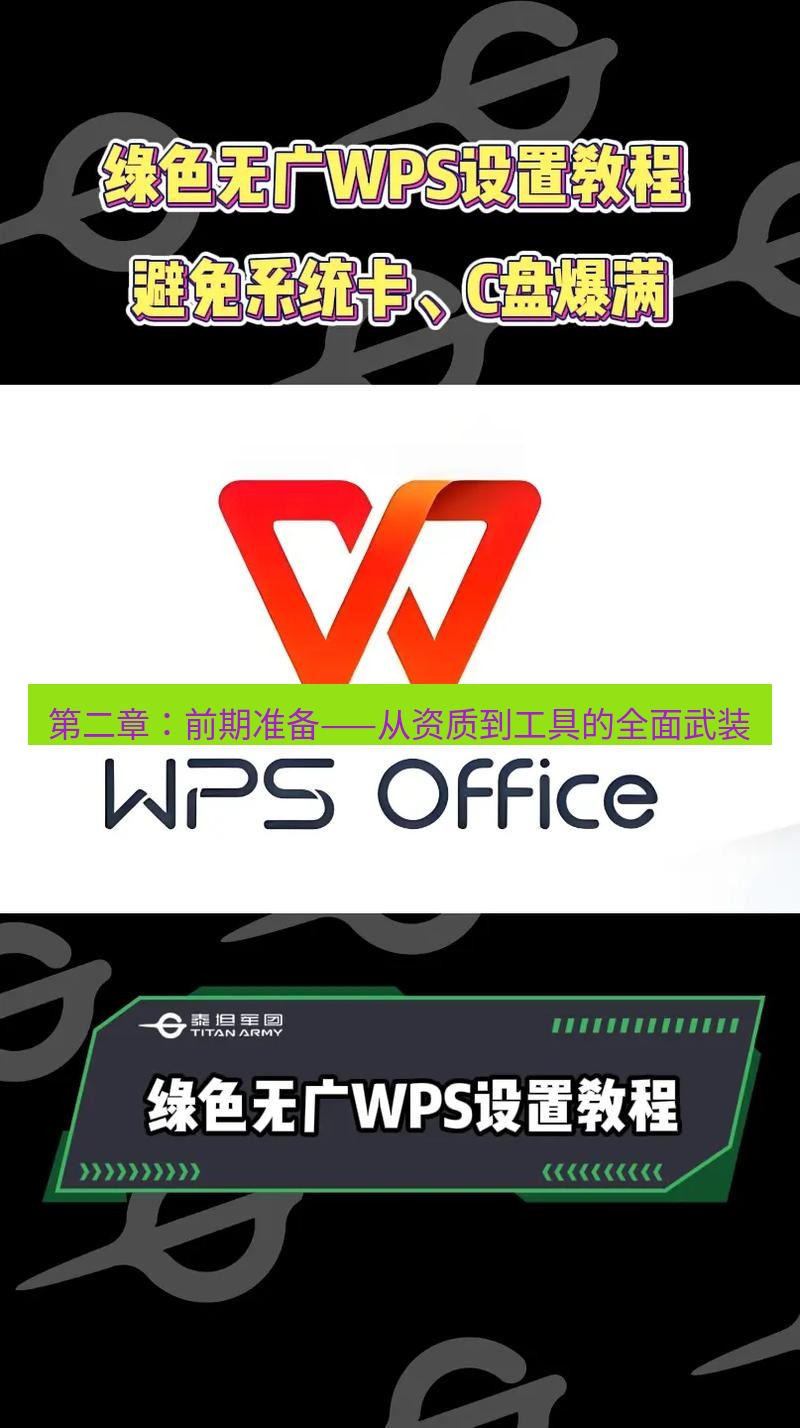wps下载 第二章：前期准备——从资质到工具的全面武装