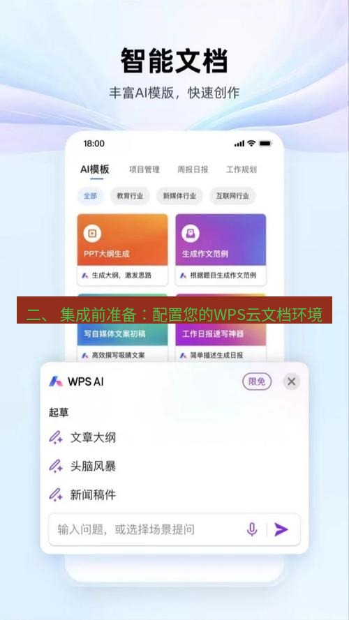 wps下载 二、 集成前准备：配置您的WPS云文档环境