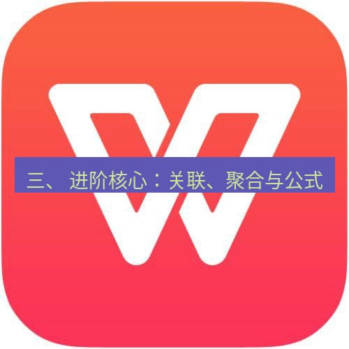 wps下载 三、 进阶核心：关联、聚合与公式