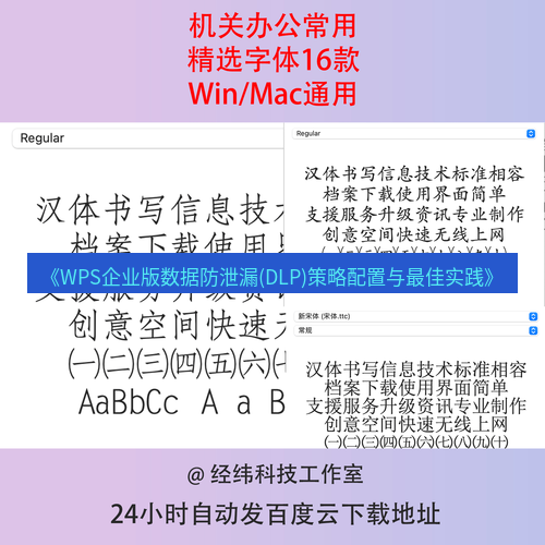 wps下载 《WPS企业版数据防泄漏(DLP)策略配置与最佳实践》